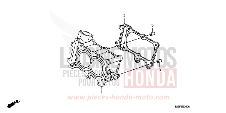 CYLINDER for SW-T400 ABS PURE BLACK (NH237) from 2009